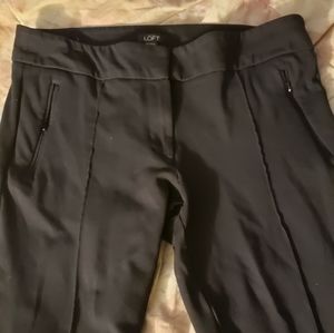 ANN TAYLOR LOFT Black Stretch Pants sz. 12